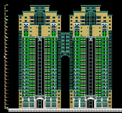 二十六层住宅楼平面图纸免费下载 - 建筑户型平面图 - 土木工程网